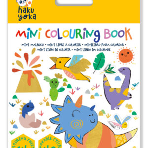 Mini színező könyv, Dinoszauruszok Haku Yoka